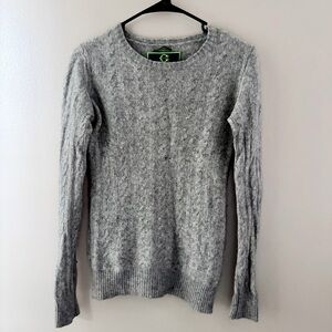 C Wonder Small Cable Knit Cashmere Sweater